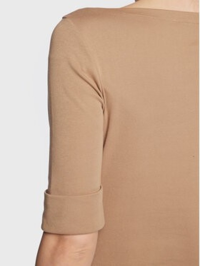 Lauren Ralph Lauren Bluzka 200654963147 Brązowy Regular Fit