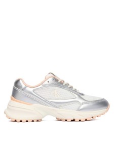Calvin Klein Sneakersy Hike Runner Lace Up Mesh Mix Met YW0YW02063 Kolorowy