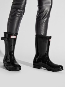 Hunter Kalosze Original Gloss Short WFS1000RGL Czarny