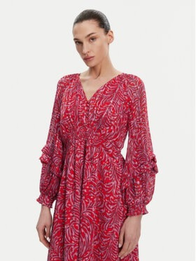 French Connection Sukienka codzienna 71YFO Czerwony Regular Fit