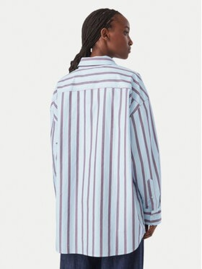 Tommy Jeans Koszula Essential DW0DW23340 Niebieski jasny Oversize