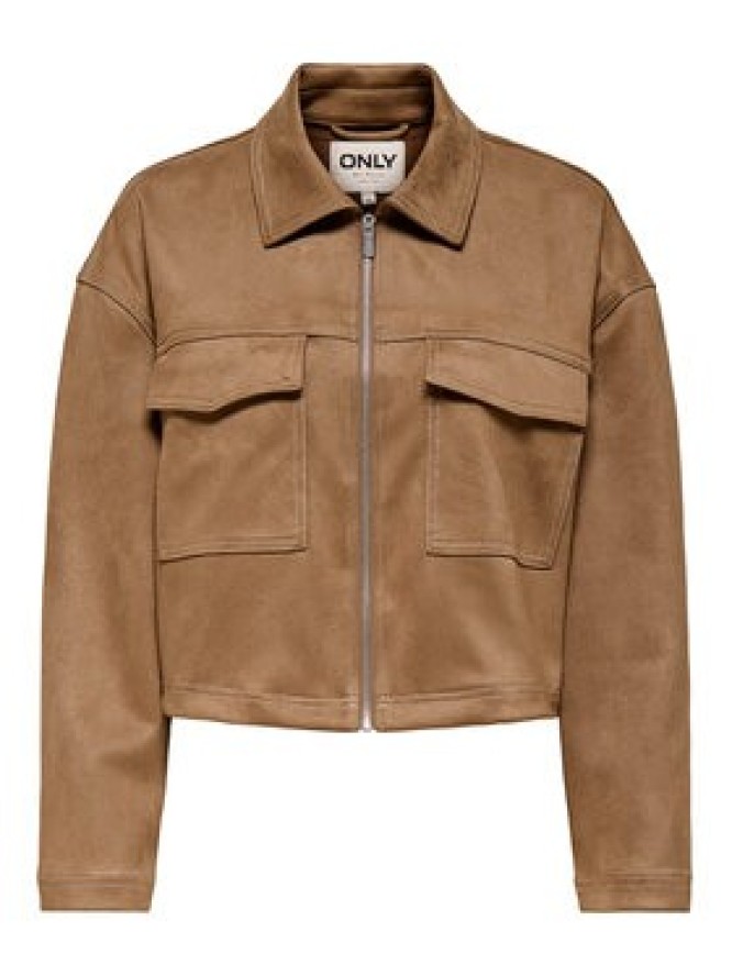 ONLY Kurtka z imitacji skóry Stina 15351260 Brązowy Regular Fit