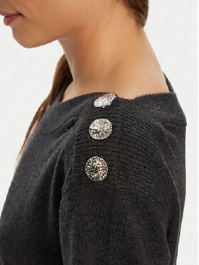 Morgan Sweter 242-MCHOU Szary Regular Fit