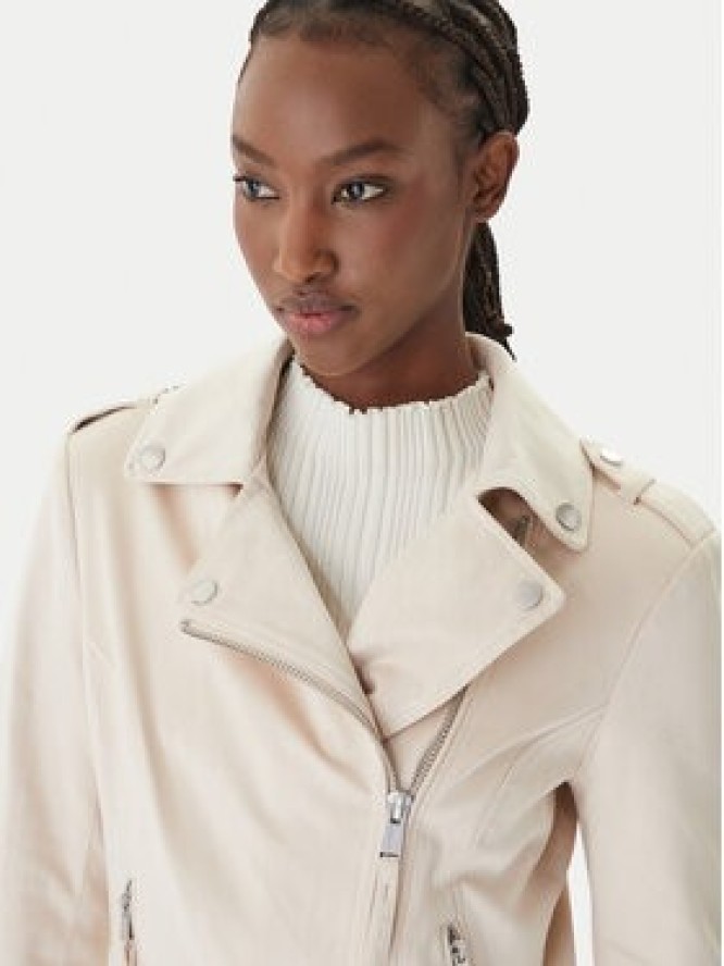 Guess Kurtka przejściowa W6GL10 W1968 Écru Regular Fit