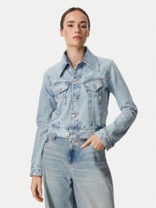 BOSS Kurtka jeansowa 50564451 Niebieski jasny Regular Fit
