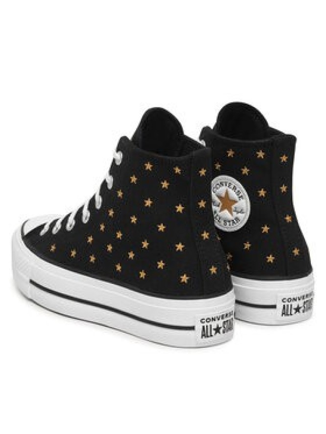 Converse Trampki Chuck Taylor All Star Lift Platform Embroidered Stars A16113C Czarny