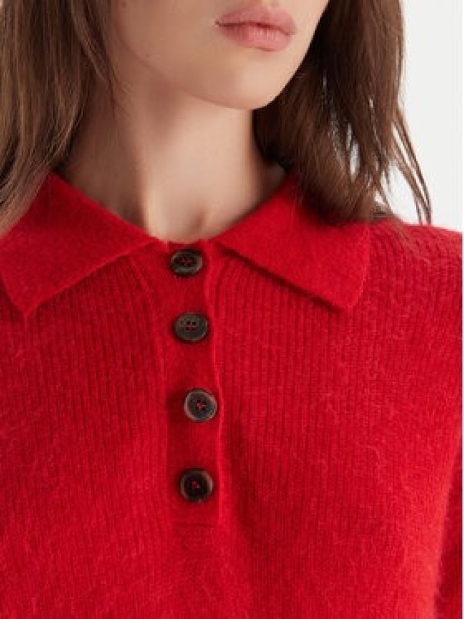 Marella Sweter Danger 2523366374 Czerwony Regular Fit