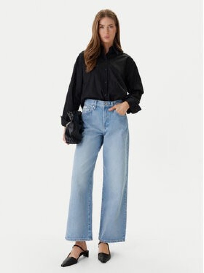 Calvin Klein Jeans Jeansy LV047F662G Niebieski Wide Leg