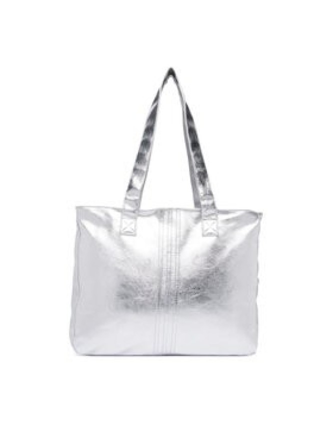 adidas Torebka Shopper Metallic Pu Bag KR1566 Srebrny