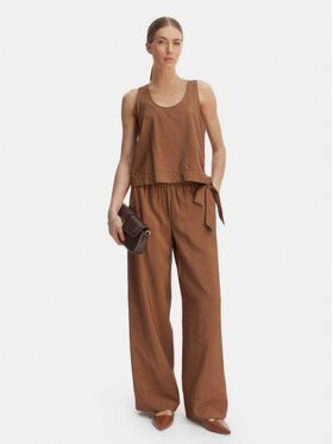 Marella Top Umico 2613161024 Brązowy Regular Fit