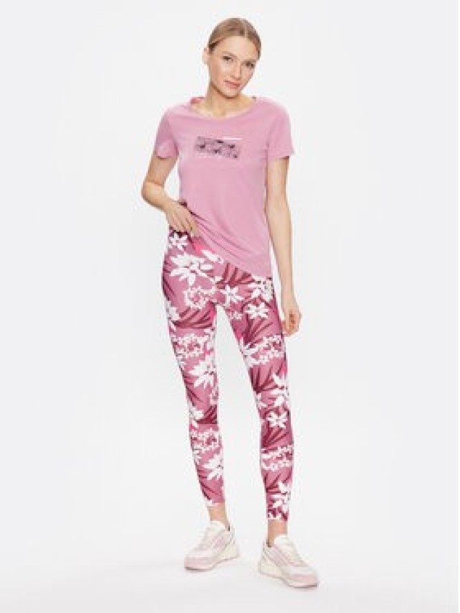 CMP Legginsy 32C8396P Różowy Slim Fit