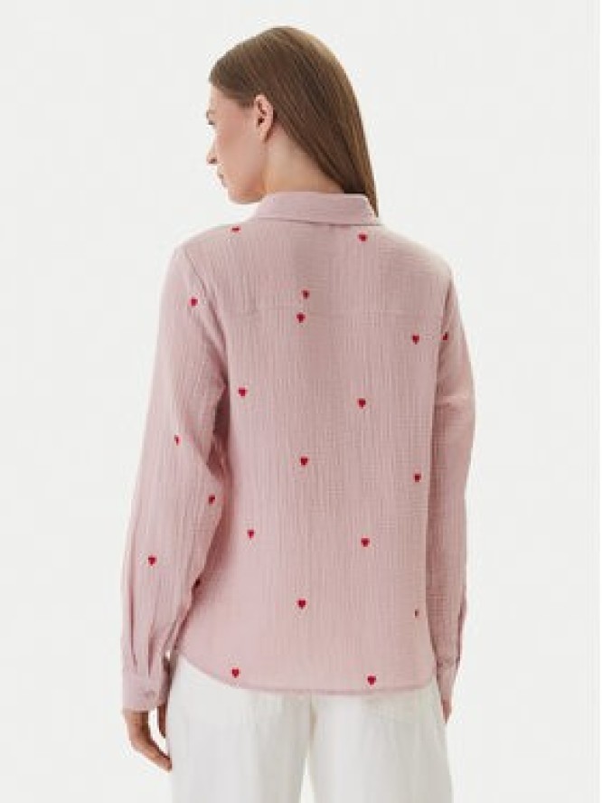 ONLY Koszula Heart 15332482 Różowy Regular Fit