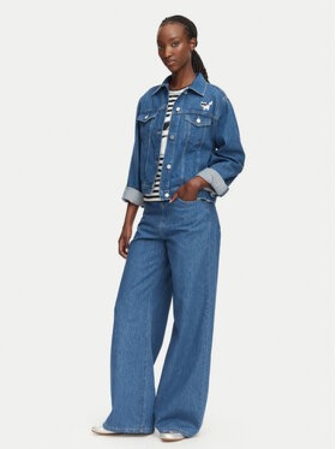 KARL LAGERFELD Kurtka jeansowa B3W14010 Niebieski Regular Fit