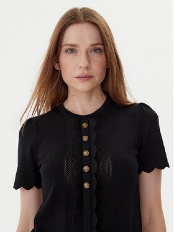 TWINSET Bluzka 252TP3203 Czarny Regular Fit