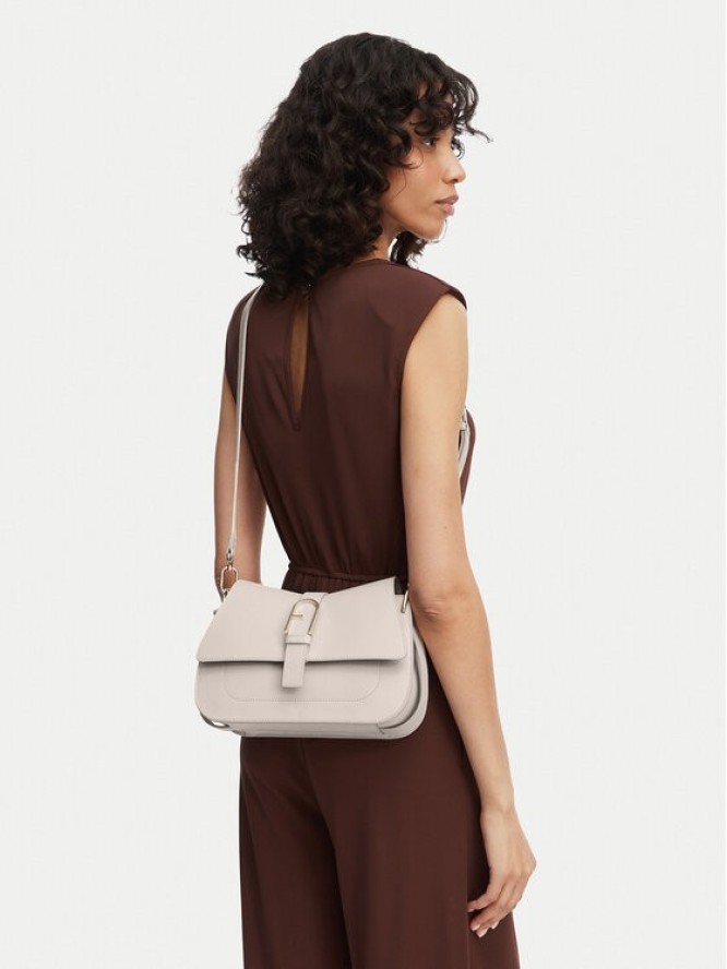 Furla Torebka Flow M WB00996 BX2045 BG 4556S Kremowy