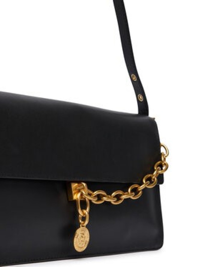 Tommy Hilfiger Torebka Crest Leather Conv Shoulder Bag AW0AW19015 Czarny