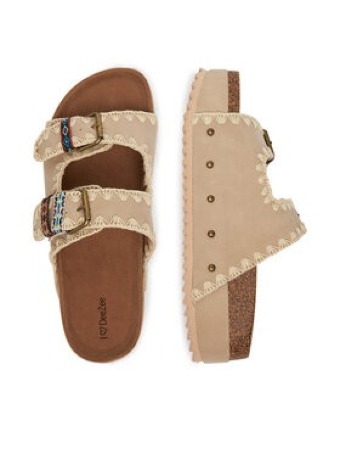 DeeZee Klapki LB-P1684 Beżowy