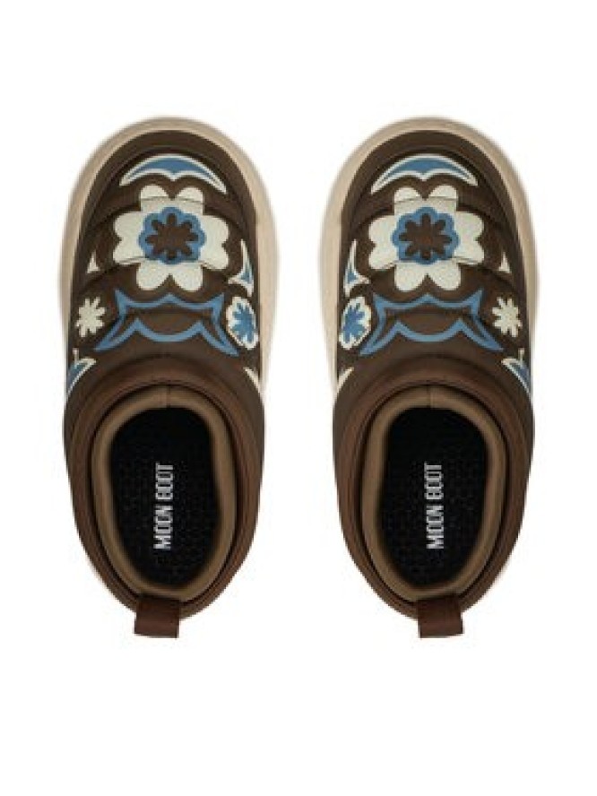 Moon Boot Botki Park Soft Flower 80D2470030 Brązowy