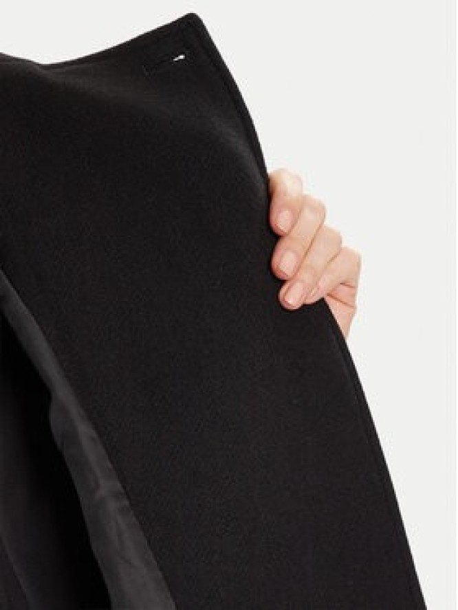 Morgan Płaszcz wełniany 252-GSTAM Czarny Regular Fit