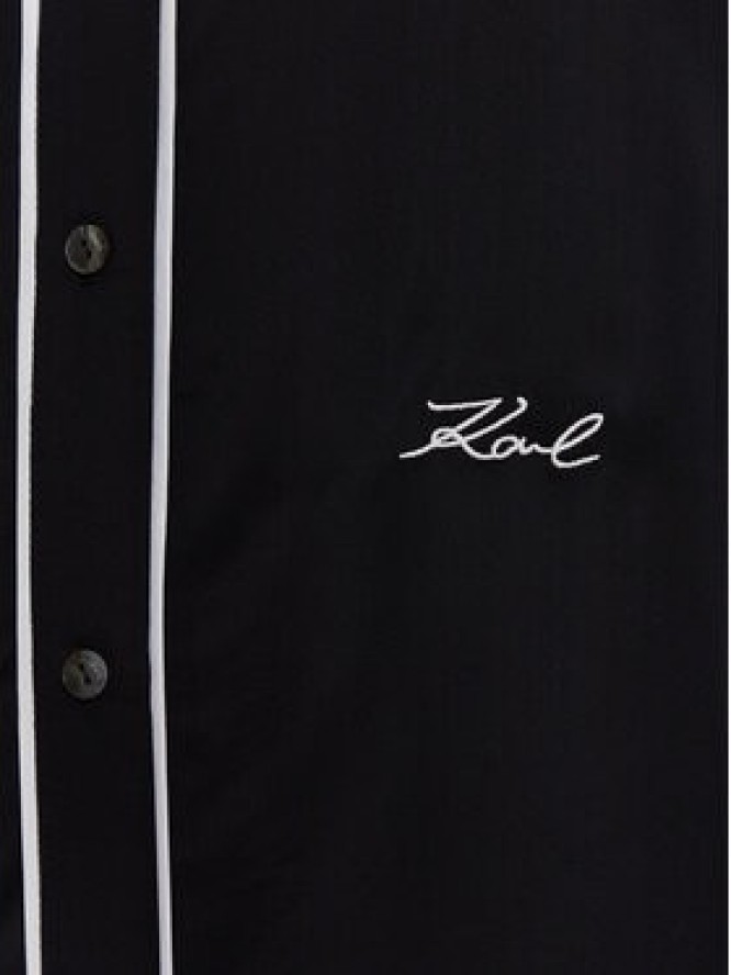 KARL LAGERFELD Koszula A3W11012 Czarny Regular Fit