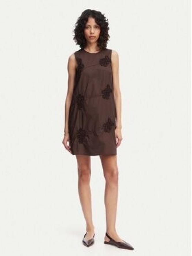 Marella Sukienka codzienna Barca 2613221302 Brązowy Regular Fit