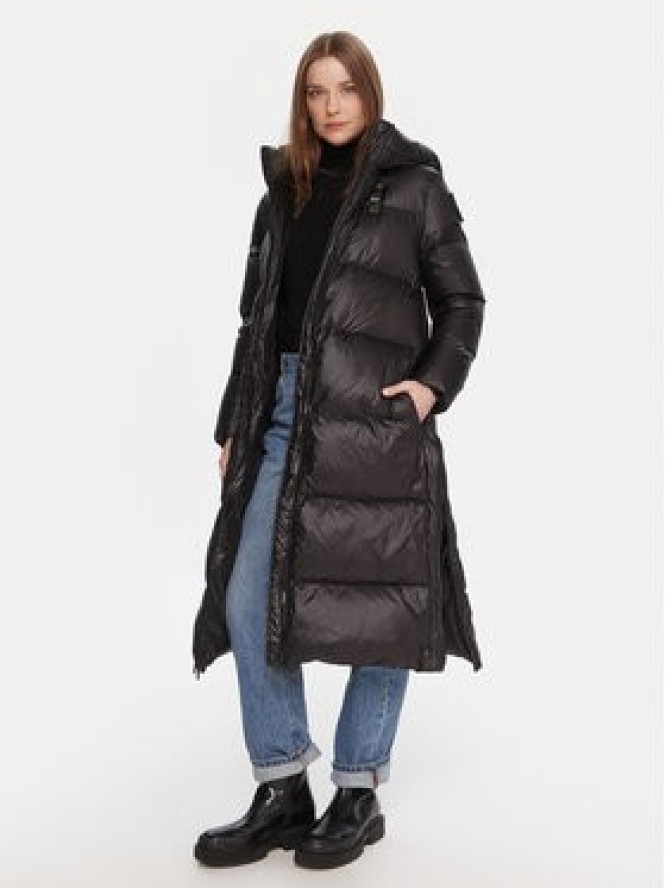 Blauer Kurtka puchowa 25WBLDK03161 Czarny Regular Fit
