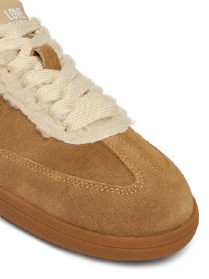 LOVE MOSCHINO Sneakersy JA15402G0NIGY104 Beżowy