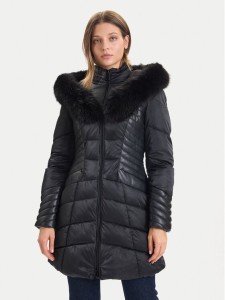 Guess Kurtka zimowa New Oxana W4BL61 WGLZ0 Czarny Regular Fit