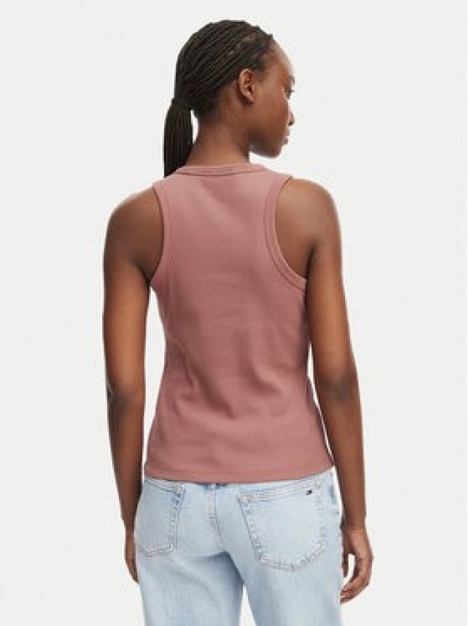 Calvin Klein Jeans Top LV047F239G Brązowy jasny Slim Fit