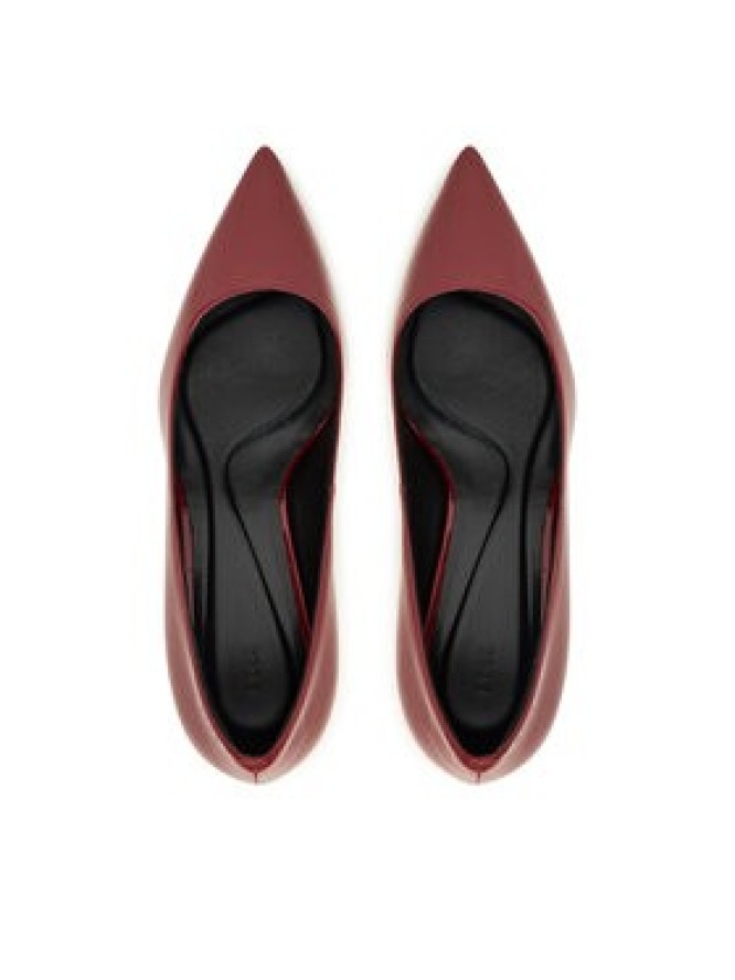 BOSS Szpilki Gracey 50552759 Bordowy