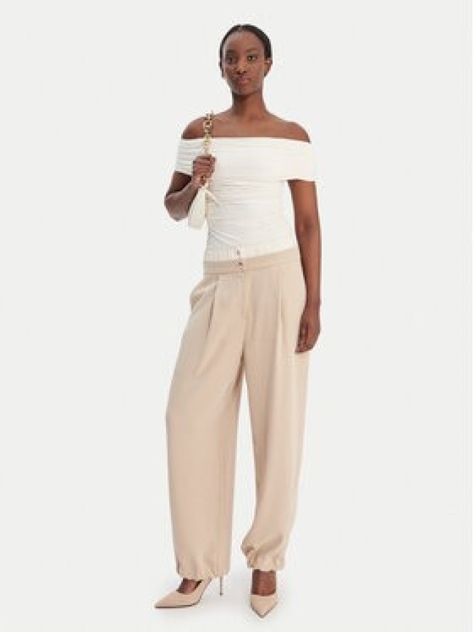 Liu Jo Sport Spodnie materiałowe TA6150 TS923 Beżowy Regular Fit