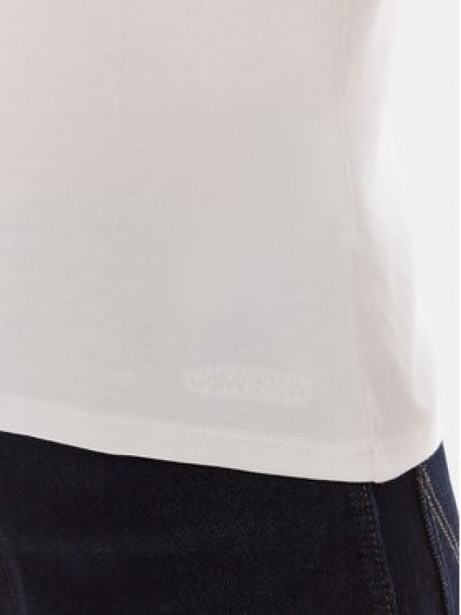 Calvin Klein T-Shirt LV044C216G Biały Regular Fit