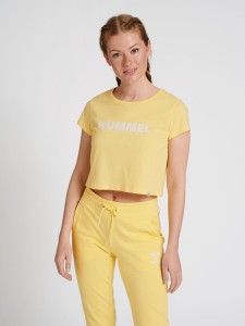 Damska koszulka crop top Hummel Legacy