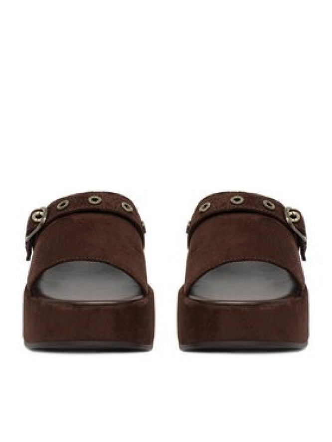 Guess Jeans Klapki CEO-HY20091-1 Brązowy