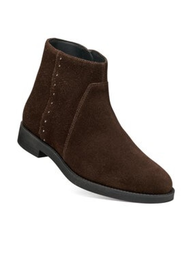 Geox Botki D Esmeena D6811B 22 C6013 Brązowy ciemny