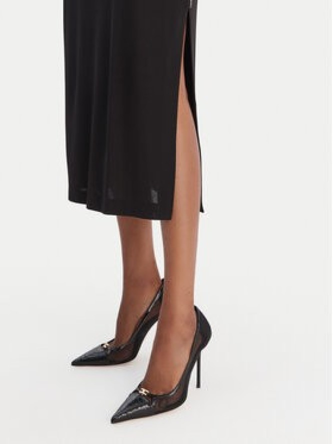 Rinascimento Sukienka koktajlowa CFC0126544003 Czarny Slim Fit