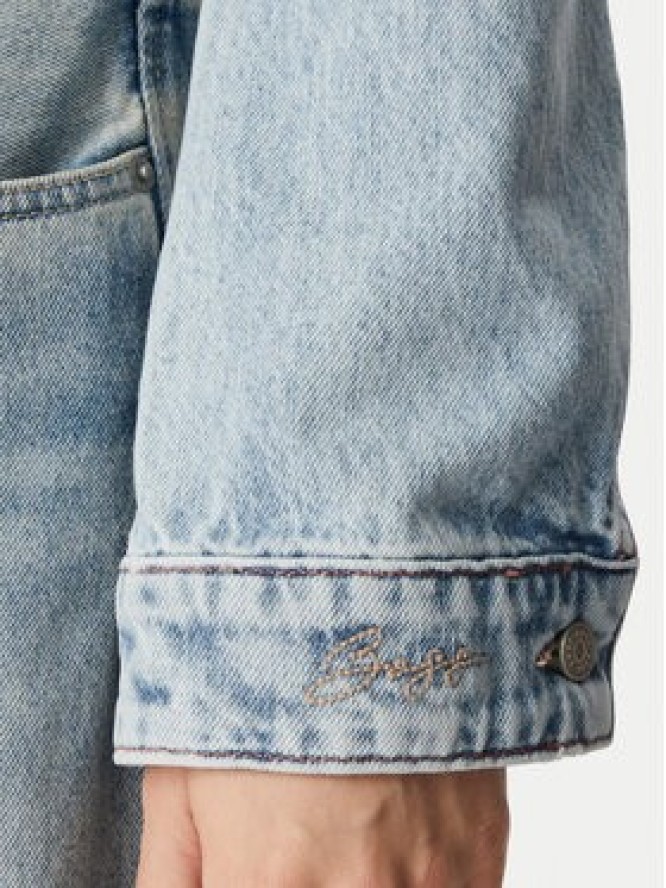 BOSS Kurtka jeansowa 50564451 Niebieski jasny Regular Fit