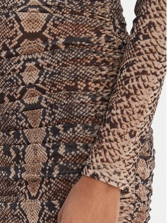 Bardot Sukienka koktajlowa Aliyah 56305DB4 Brązowy Slim Fit