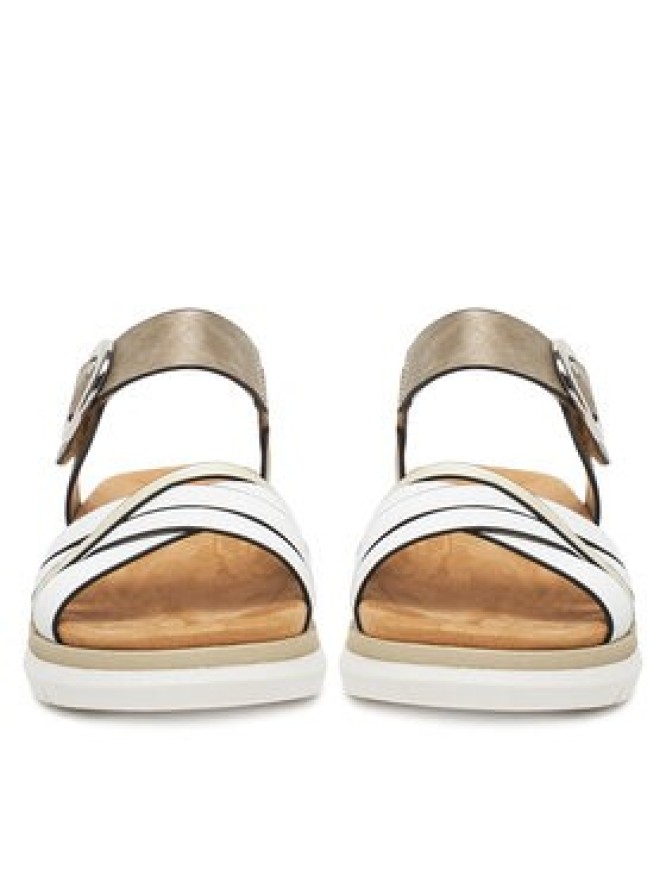 Remonte Sandały D2K55-90 Biały