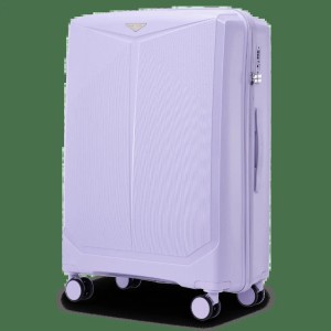 Walizka duża Wings COCKATIEL 28" polipropylen WHITE PURPLE