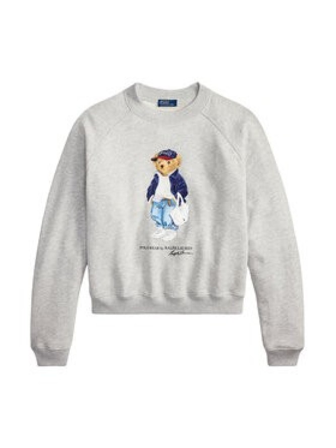 Polo Ralph Lauren Bluza 211A96185001 Szary Relaxed Fit