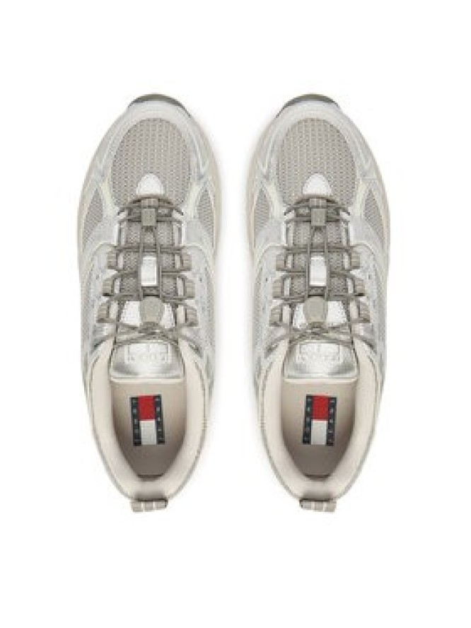 Tommy Jeans Sneakersy Archive '97 EN0EN02923 Srebrny