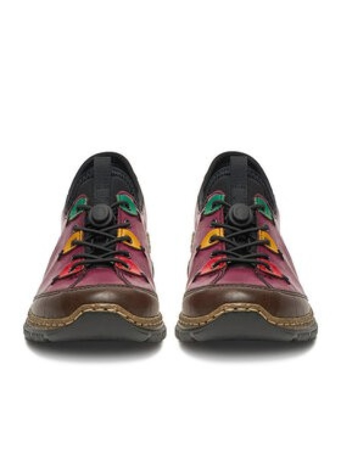 Rieker Półbuty N3271-30 Fioletowy