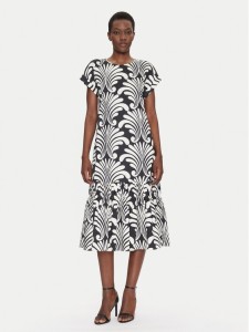 Luisa Spagnoli Sukienka codzienna Passito 541798 Czarny Regular Fit