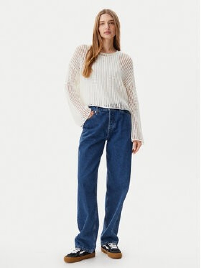 Vans Sweter Mila VN000M9H Écru Loose Fit