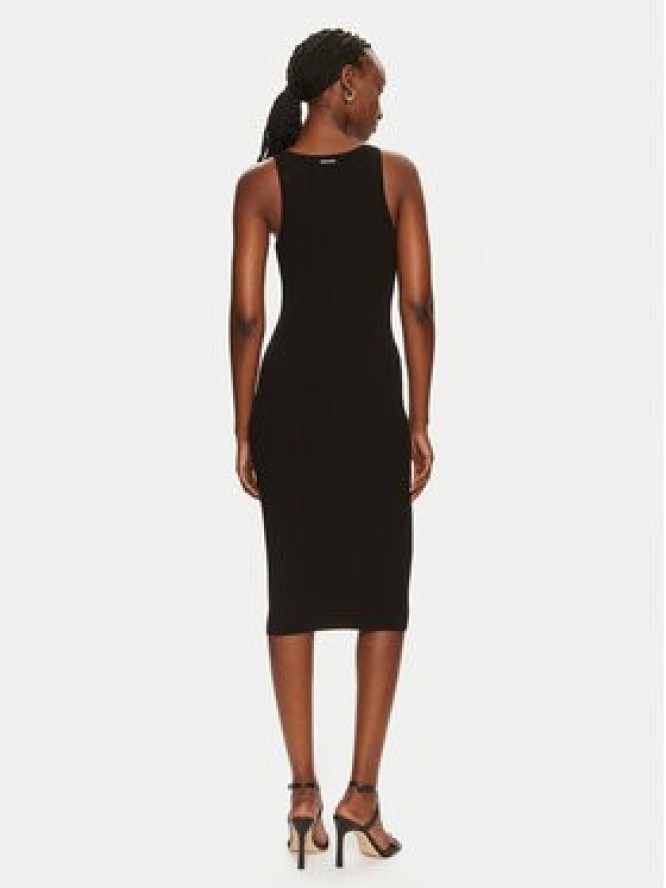 MICHAEL Michael Kors Sukienka dzianinowa MT482IL33D Czarny Slim Fit