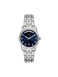 Fossil Zegarek Scarlette ES5457 Srebrny