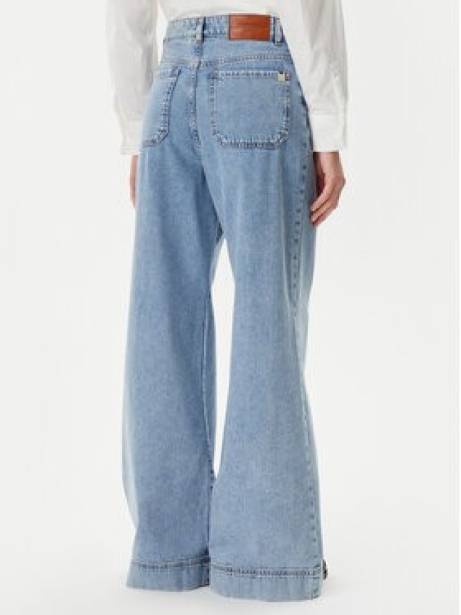 Weekend Max Mara Jeansy Vega 2515181061 Niebieski Wide Leg