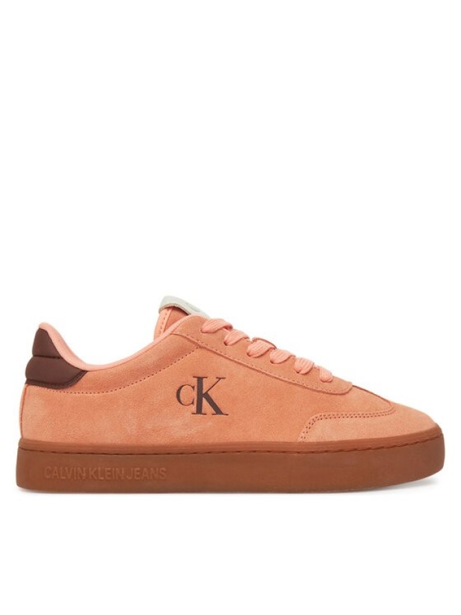 Calvin Klein Jeans Sneakersy Classic Cupsole Mix In YW0YW01767 Pomarańczowy