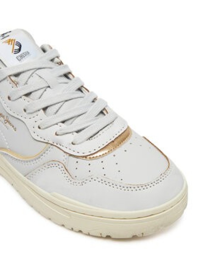 Pepe Jeans Sneakersy Chester Distress W PLS00033 Biały